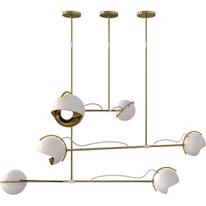 DelightFULL Laine Ceiling Light Brass and Aluminium