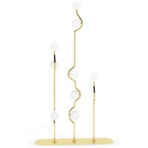 Covet House Covet Branch Standing  Floor Lamp Gold and Glass