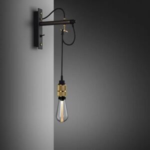 Buster + Punch RHW-18332 Hooked Graphite   Wall Light Brass