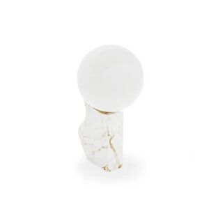 Covet House Covet Marble Small  Table Lamp Glass and Polished Gold