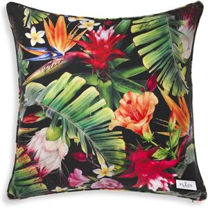 Philipp Plein Silk Jungledonna Cushion Cushion 100% silk with piping finishing   Removable cover