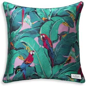 Philipp Plein Parrot Cushion Cushion jacquard 83% polyester 17% woven silk   Removable cover