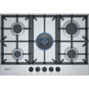 Neff N70 T27DS59N0  Gas Hob Stainless Steel  Stainless Steel