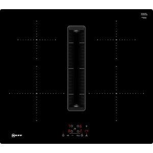 Neff N90 T46CB4AX2  Venting Hob Stainless Steel  Black Glass