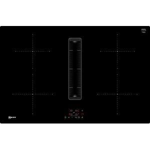 Neff N90 T48CB1AX2  Venting Hob Stainless Steel  Black Glass