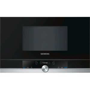 Siemens BF634LGS1B iQ700 Integrated Microwave Black with steel trim