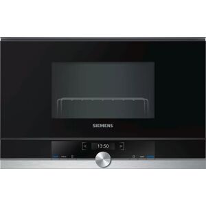 Siemens BE634LGS1B iQ700 Integrated Microwave Black with steel trim