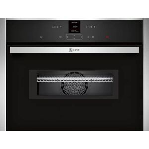 Neff N70 C17MR02N0B  Combination Oven Stainless Steel  Black with Steel Trim