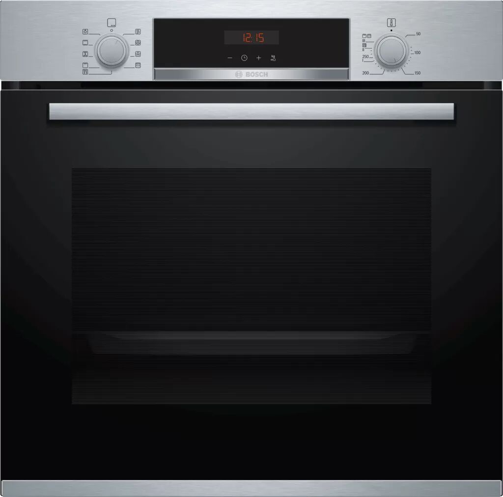 Bosch HBS573BS0B Serie 4 Pyrolytic Single Oven Brushed steel