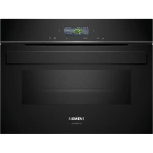 Siemens CM924G1B1B iQ700 Combination Oven Black with black steel trim