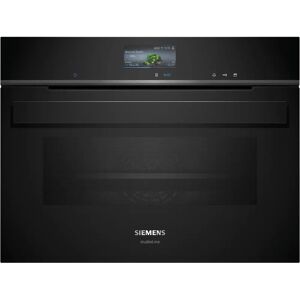 Siemens CS956GCB1 iQ700 Steam Oven Black with black steel trim