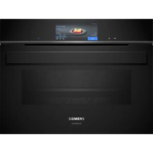 Siemens CS958GDD1 iQ700 Steam Oven Black with black steel trim