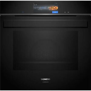 Siemens HS958GED1B iQ700 Single Oven Black with black steel trim