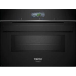 Siemens CM976GMB1B iQ700 Combination Oven Black with black steel trim