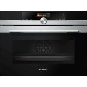 Siemens CS656GBS7B iQ700 Steam Oven Black with steel trim