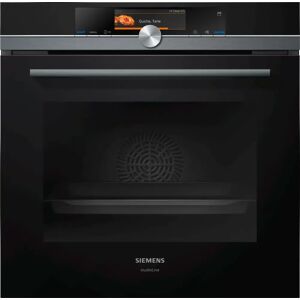 Siemens HS858KXB6 iQ700 Single Oven Black with black steel trim