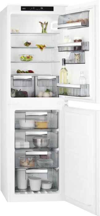 AEG SCE818F6NS 50/50  Integrated Fridge Freezer White