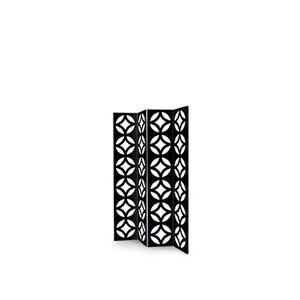 Boca do lobo Jay Folding  Screen  Black Wood