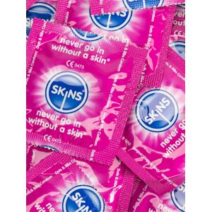 Skins Dotted and Ribbed Latex Condoms (100 Pack)