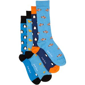 Swole Panda Duck & Penguin Bamboo Sock Bundle - Four Pairs UK 4-7 (US 5-7.5 / EU 37-40)