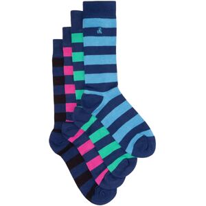 Swole Panda Striped Bamboo Sock Bundle - Four Pairs UK 12-15 (US 13-15.5 / EU 47-50)