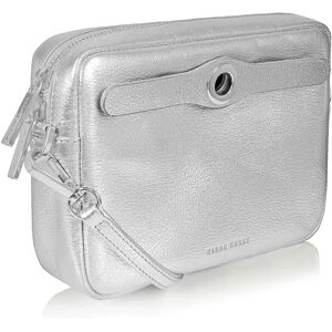 Sarah Haran Accessories Sarah Haran Millie Crossbody - Textured - Silver / Soft Metallic Silver - Female