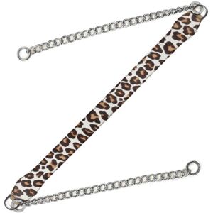 Sarah Haran Accessories Sarah Haran Gemini Strap - Textured - Silver / Leopard Cream - Female