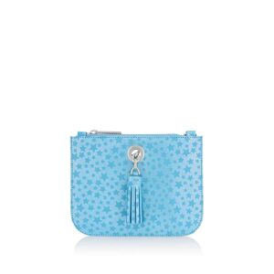 Sarah Haran Accessories Sarah Haran Lily Mini Bag - Textured - Silver / Blue Star - Female