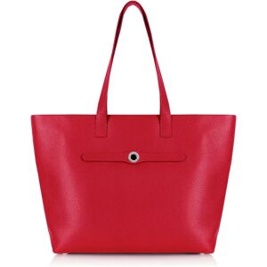 Sarah Haran Accessories Sarah Haran Michelle Zipped Tote - Silver / Pillarbox Red - Female