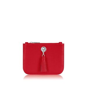 Sarah Haran Accessories Sarah Haran Lily Mini Bag - Pop of Colour - Silver / Pillarbox Red - Female