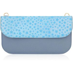 Sarah Haran Accessories Sarah Haran Violet Envelope Clutch - Textured - Gold / Blue Star Blue Fairy - Female