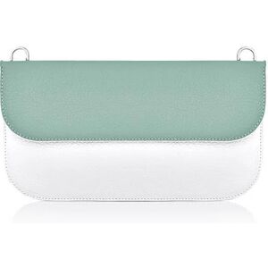 Sarah Haran Accessories Sarah Haran Violet Envelope Clutch - Silver / Serenity White - Female