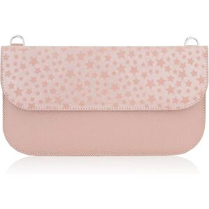 Sarah Haran Accessories Sarah Haran Violet Envelope Clutch - Textured - Silver / Pink Star Rosebud - Female