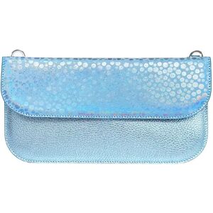 Sarah Haran Accessories Sarah Haran Violet Envelope Clutch - Textured - Silver / Metallic Mist Blue Holographic - Female