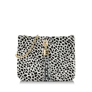 Sarah Haran Accessories Sarah Haran Ivy Clutch/ Crossbody Bag- Animal Print- Gold/ Dalmatian Spot - Gold / Dalmatian Spot - Female