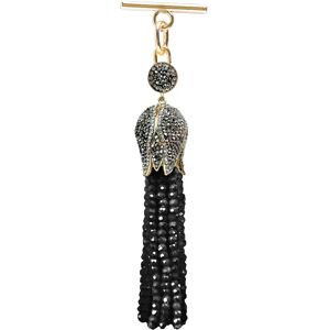 Sarah Haran Accessories Sarah Haran Joyful Jewel Tassel - Gold / Black Tulip - Female