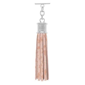 Sarah Haran Accessories Sarah Haran Capsule Tassel - Textured - Silver / Pink Star - Female