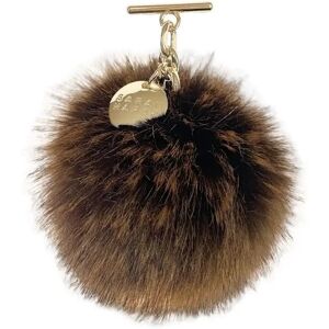 Sarah Haran Accessories Sarah Haran Faux Fluff PomPom Tassel - Gold / Honey Bear - Female