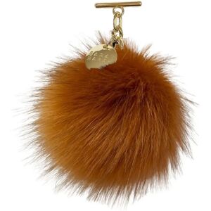 Sarah Haran Accessories Sarah Haran Faux Fluff PomPom Tassel - Gold / Fox - Female