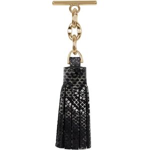 Sarah Haran Accessories Sarah Haran Mini Tassel - Textured - Gold / Black Python - Female