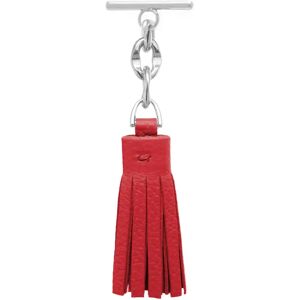 Sarah Haran Accessories Sarah Haran Mini Tassel - Silver / Pillarbox Red - Female