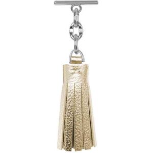 Sarah Haran Accessories Sarah Haran Mini Tassel - Textured - Silver / Metallic Gold - Female