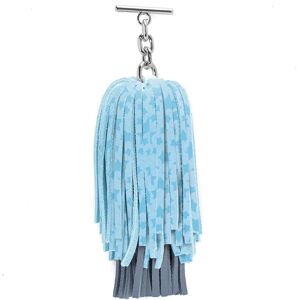 Sarah Haran Accessories Sarah Haran Double Pompom Tassel - Textured - Silver / Blue Star Blue Fairy - Female