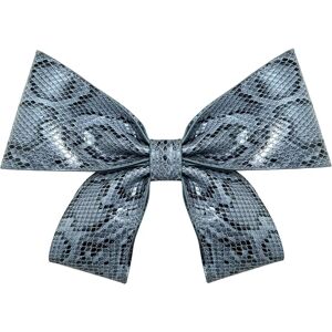 Sarah Haran Accessories Sarah Haran Deco Bow - Textured - Gold / Blue Python - Female