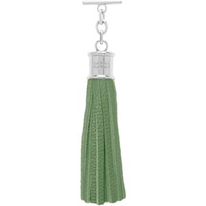 Sarah Haran Accessories Sarah Haran Capsule Tassel - Pop of Colour - Silver / Olive - Female