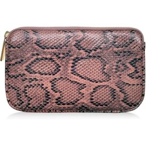 Sarah Haran Accessories Sarah Haran Millie Pouch - Textured - Gold / Pink Python - Female