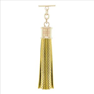 Sarah Haran Accessories Sarah Haran Capsule Tassel - Textured - Gold / Sunshine Glitter - Female