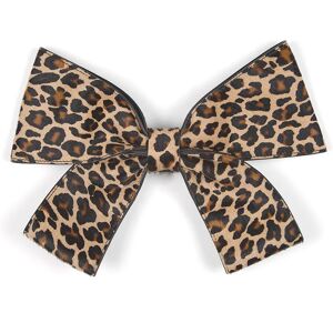 Sarah Haran Accessories Sarah Haran Deco Bow - Textured - Silver / Leopard Calf - Female