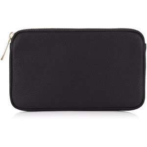 Sarah Haran Accessories Sarah Haran Millie Pouch Clutch Purse - Gold / Black - Gold / Black - Female