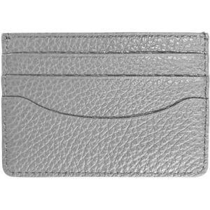 Sarah Haran Accessories Sarah Haran Unisex Leather Card Holder - Grey - Grey - Female